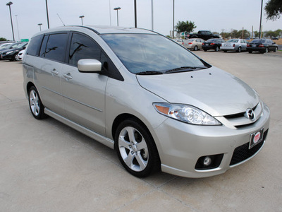 mazda mazda5 2007 silver van touring gasoline 4 cylinders front wheel drive automatic 75228