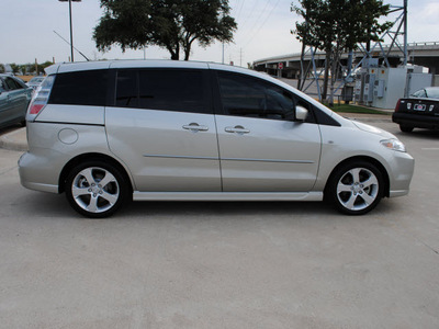 mazda mazda5 2007 silver van touring gasoline 4 cylinders front wheel drive automatic 75228