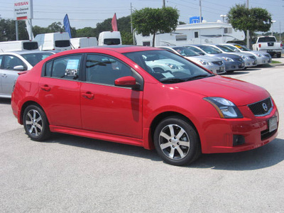 nissan sentra 2012 red sedan s r gasoline 4 cylinders front wheel drive automatic 33884