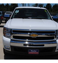 chevrolet silverado 1500 2011 white pickup truck lt flex fuel 8 cylinders 2 wheel drive automatic 77090