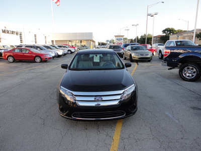 ford fusion 2012 black sedan s gasoline 4 cylinders front wheel drive automatic with overdrive 60546