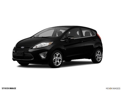 ford fiesta 2012 black hatchback ses gasoline 4 cylinders front wheel drive 4 speed automatic 77388