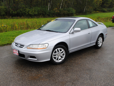 honda accord 2002 silver coupe ex v 6 gasoline 6 cylinders front wheel drive 4 speed automatic 44024