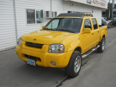 nissan frontier 2001 yellow se gasoline 6 cylinders 4 wheel drive automatic 99212