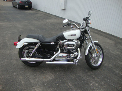 harley davidson xl 1200l sportster 2008 white low 2 cylinders 5 speed 45342