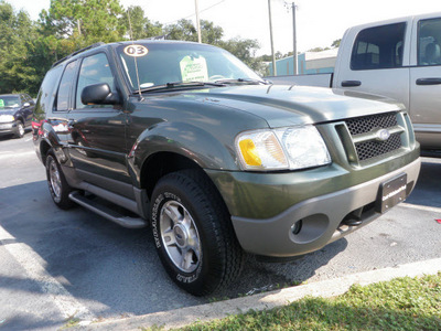 ford explorer sport 2003 dk  green suv xlt gasoline 6 cylinders sohc 4 wheel drive automatic with overdrive 32401