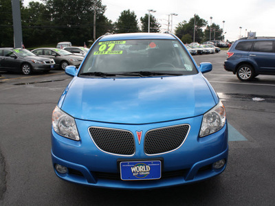 pontiac vibe 2007 blue hatchback gasoline 4 cylinders front wheel drive automatic with overdrive 07701