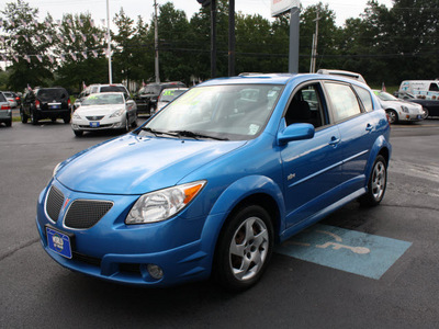 pontiac vibe 2007 blue hatchback gasoline 4 cylinders front wheel drive automatic with overdrive 07701