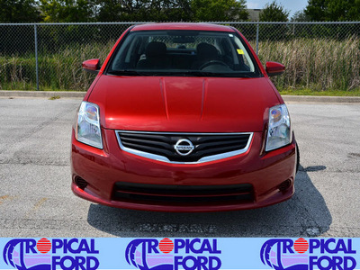 nissan sentra 2010 red sedan gasoline 4 cylinders front wheel drive automatic 32837
