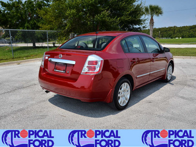 nissan sentra 2010 red sedan gasoline 4 cylinders front wheel drive automatic 32837