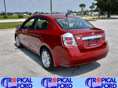 nissan sentra 2010 red sedan gasoline 4 cylinders front wheel drive automatic 32837