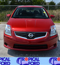 nissan sentra 2010 red sedan gasoline 4 cylinders front wheel drive automatic 32837