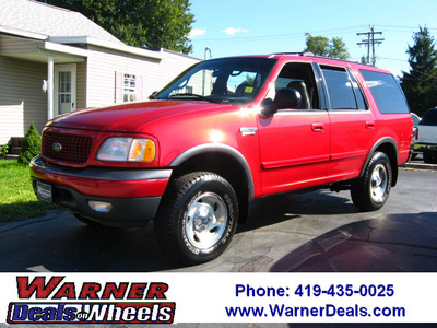 ford expedition 1999 red suv 4x4 xlt gasoline v8 4 wheel drive automatic with overdrive 45840
