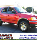 ford expedition 1999 red suv 4x4 xlt gasoline v8 4 wheel drive automatic with overdrive 45840
