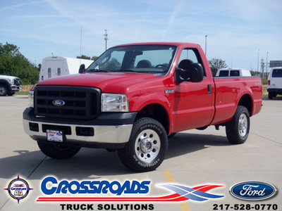 ford f 250 super duty 2006 red pickup truck xl gasoline 8 cylinders 4 wheel drive automatic 62708