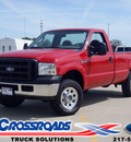 ford f 250 super duty 2006 red pickup truck xl gasoline 8 cylinders 4 wheel drive automatic 62708
