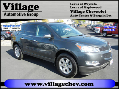 chevrolet traverse 2011 gray suv lt gasoline 6 cylinders all whee drive 6 speed automatic 55391