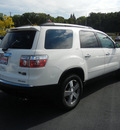gmc acadia 2011 white suv slt 1 gasoline 6 cylinders all whee drive 6 speed automatic 55391