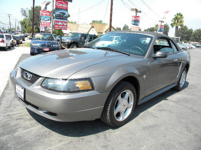 ford mustang 2001 dk  gray gasoline 6 cylinders rear wheel drive automatic 92882