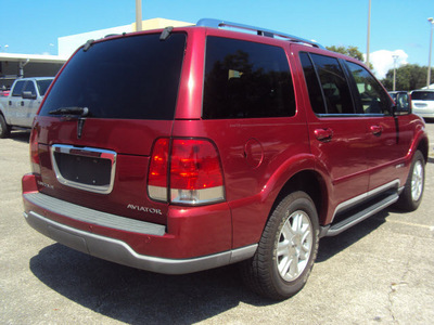 lincoln aviator 2004 red suv gasoline 8 cylinders rear wheel drive automatic 32901