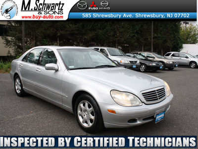 mercedes benz s class 2000 silver sedan s430 gasoline 8 cylinders rear wheel drive automatic 07702