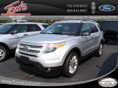 ford explorer 2012 silver suv xlt gasoline 6 cylinders 4 wheel drive not specified 07735