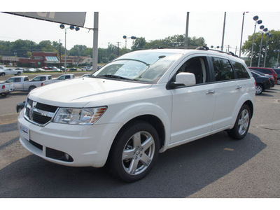 dodge journey 2010 white suv r t gasoline 6 cylinders front wheel drive automatic 08812