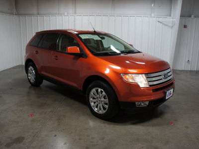 ford edge 2007 orange suv sel plus gasoline 6 cylinders front wheel drive automatic with overdrive 76108