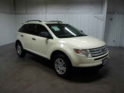 ford edge 2007 off white suv se gasoline 6 cylinders front wheel drive automatic with overdrive 76108