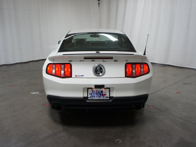 ford shelby gt500 2012 white coupe gasoline 8 cylinders rear wheel drive 6 speed manual 76108