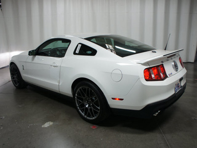 ford shelby gt500 2012 white coupe gasoline 8 cylinders rear wheel drive 6 speed manual 76108