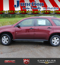 chevrolet equinox 2007 maroon suv ls gasoline 6 cylinders front wheel drive 5 speed automatic 44024