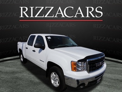 gmc sierra 1500 2010 white sle 4x4 flex fuel 8 cylinders 4 wheel drive automatic with overdrive 60546