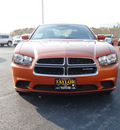 dodge charger 2011 orange sedan se gasoline 6 cylinders rear wheel drive shiftable automatic 60915