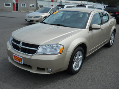 dodge avenger 2010 gold sedan r t gasoline 4 cylinders front wheel drive 4 speed automatic 99212