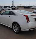 cadillac cts 2012 white diam coupe 3 6l premium gasoline 6 cylinders rear wheel drive automatic 76087