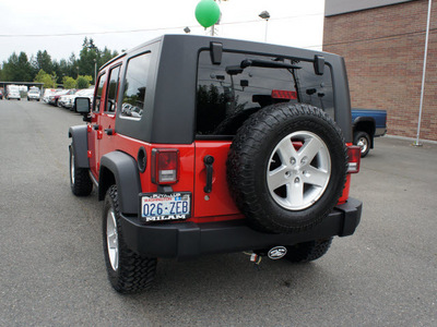 jeep wrangler unlimited 2008 red suv rubicon gasoline 6 cylinders 4 wheel drive 6 speed manual 98371