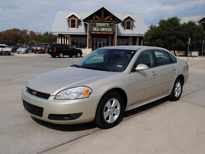 chevrolet impala 2010 gold sedan lt gasoline 6 cylinders front wheel drive automatic 76087