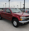 chevrolet colorado 2005 red pickup truck ls gasoline 5 cylinders rear wheel drive automatic 76087