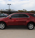 chevrolet equinox 2010 maroon suv lt gasoline 4 cylinders front wheel drive automatic 76087