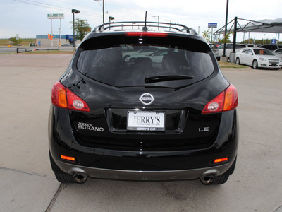 nissan murano 2010 black suv le gasoline 6 cylinders front wheel drive automatic 76087