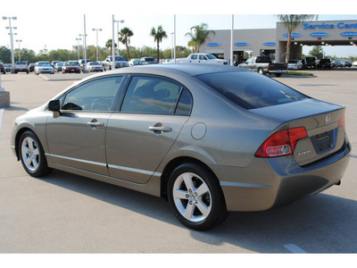 honda civic 2008 gray sedan ex gasoline 4 cylinders front wheel drive automatic 77065