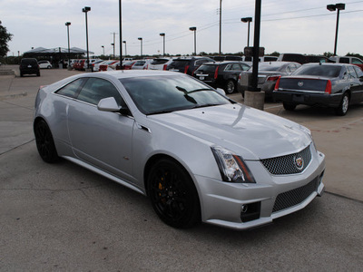 cadillac cts v 2011 silver coupe gasoline 8 cylinders rear wheel drive automatic 76087