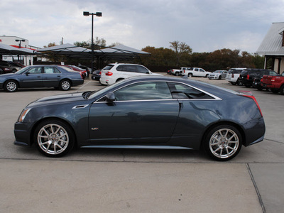 cadillac cts v 2011 gray coupe gasoline 8 cylinders rear wheel drive automatic 76087