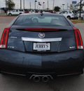 cadillac cts v 2011 gray coupe gasoline 8 cylinders rear wheel drive automatic 76087