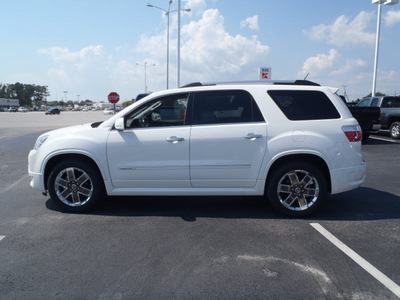 gmc acadia 2012 white suv denali gasoline 6 cylinders front wheel drive automatic 28557