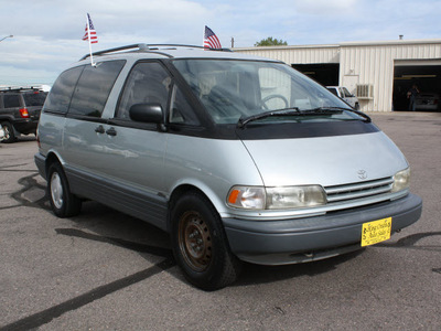 toyota previa 1991 green van le all trac gasoline 4 cylinders all whee drive automatic with overdrive 80229