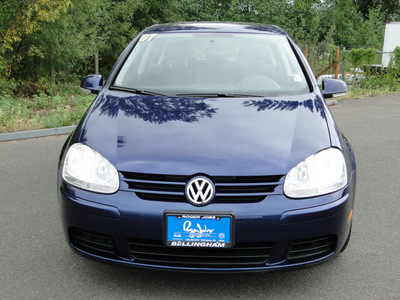 volkswagen rabbit 2007 blue hatchback 2 5 4 door gasoline 5 cylinders front wheel drive automatic 98226