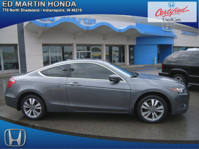 honda accord 2008 gray coupe exl gasoline 4 cylinders front wheel drive automatic 46219