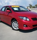 toyota corolla 2010 red sedan s gasoline 4 cylinders front wheel drive automatic 90241